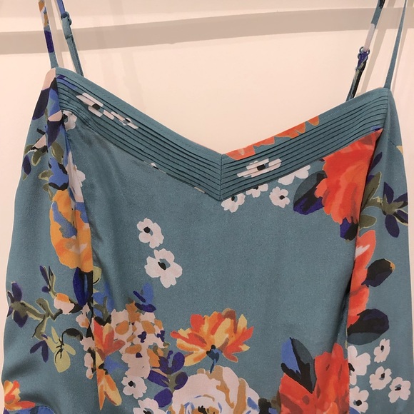 Anthropologie Moulinette Soeurs Verdant Floral 100% Silk Dress - Picture 3 of 16